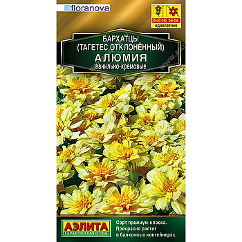 Бархатцы  Алюмия откл ванил-крем   Аэлита Ц 
