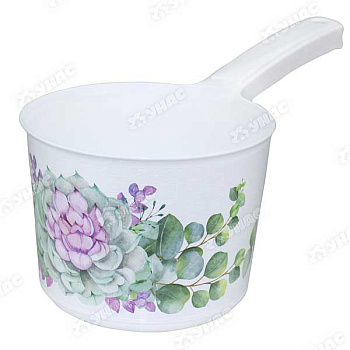 Ковш 1,5л ДЕКО Камен роза М1218 (16) 