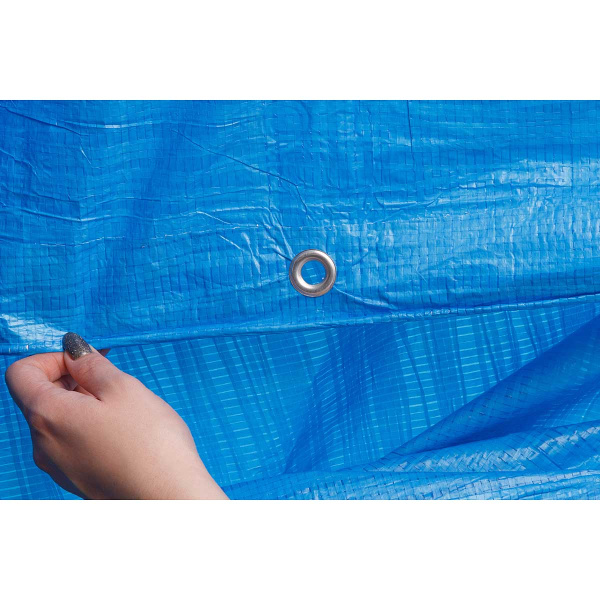 Тент хозяйственный 3*4м 60гр синий САДОВИТА