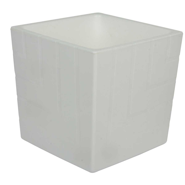 Горшок "Квадро" 6,6л Белый КВ20-10 Ливингрин(6) 