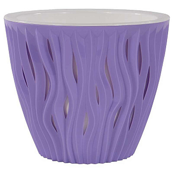 Кашпо Вдохновение  2,25л Лаванда(сиреневый) КШ-5414 ВМС(16) 