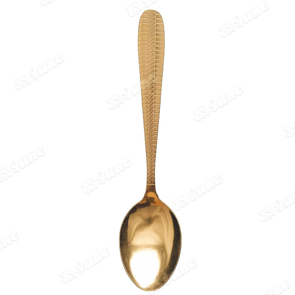 Ложка столовая золото 6шт "прямоугольник" NA2302-1 (100)