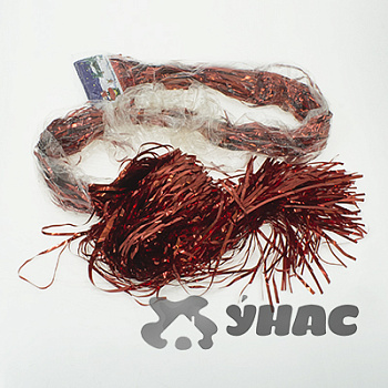 Дождь новог.D02С 1,5м красный (цена за 10шт) х100