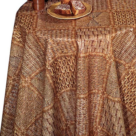 Клеенка 140*20 ДЕКОРАМА 63А (плетенка, корич.) ТУРЦИЯ