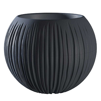 Кашпо Сфера 1,7л Антрацит КШ-9524 ВМС 