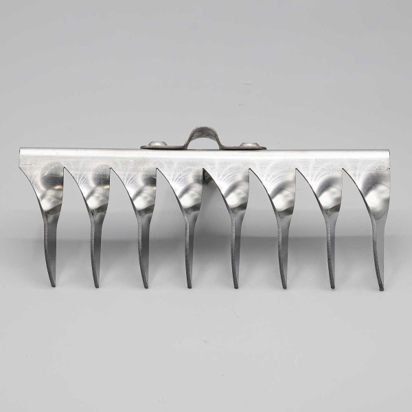 Грабли витые 8-ти зубчатые нержавеющая сталь клепанные б/ч*10