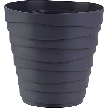 Кашпо БАРХАН 2,25л Антрацит КШ-4318 х16 