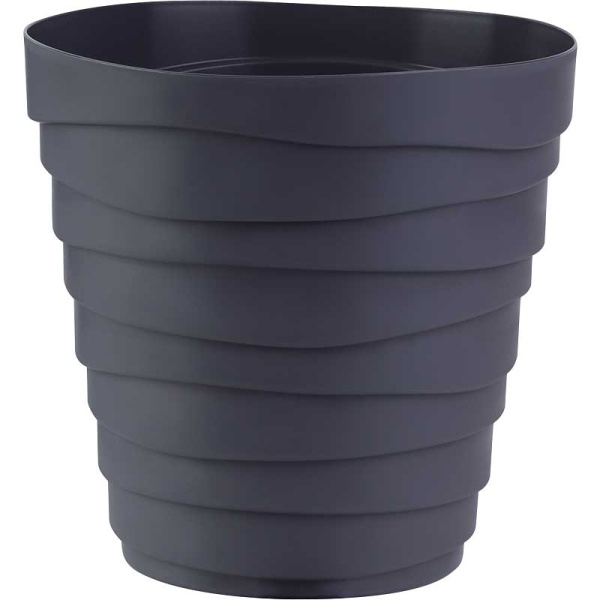 Кашпо БАРХАН 2,25л Антрацит КШ-4318 х16 