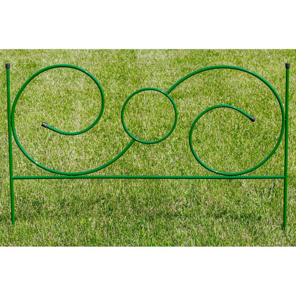 Заборчик декоративный металлический садовый №5 Сюита 0,92*0,59м 5секций(4 метра) САДОВИТА