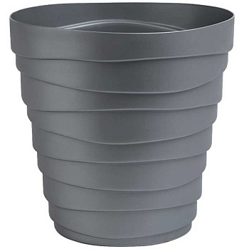 Кашпо БАРХАН 1,4л Серебряный КШ-4388 х30 