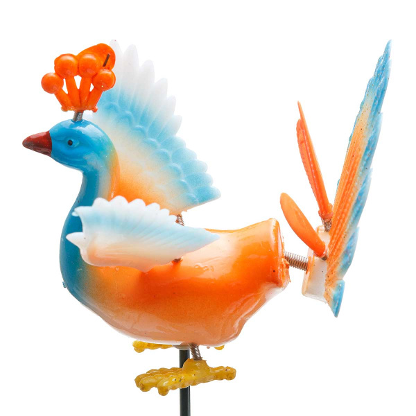 Штекер садовый Павлин с пружинками NA2585