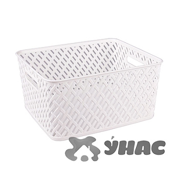 Корзина "Плетенка" 350х290х175 бел БШ3501 (10)
