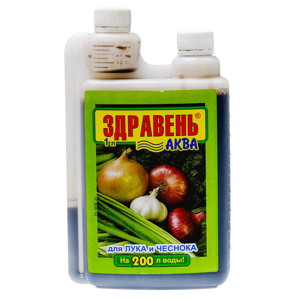 ЗДРАВЕНЬ Аква д/лук,чеснок 1л  х6 