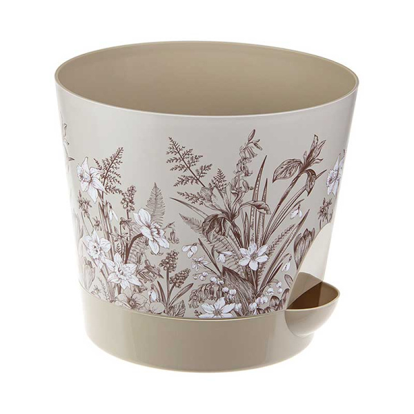 Кашпо НИКА 0,8л D120мм с прик.пол Нарц М3076(27) 