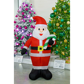 Надувной ДедМороз 120см с мотором с подсветкой Q1-2211-120