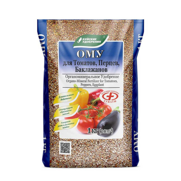 Удобрение-ОМУ томат 1 кг Буйские удобрения 