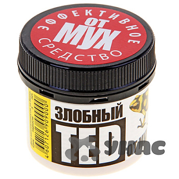 Злобный ТЭД 75г от мух гранулы банка  к/30шт