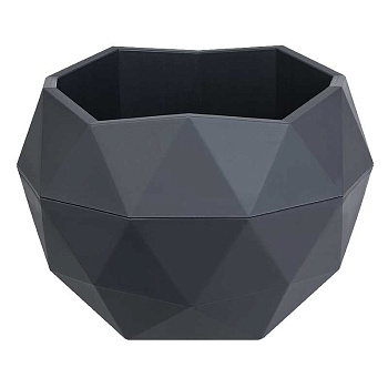 Кашпо Топаз 0,17 л Антрацит КШ-1373 х20 