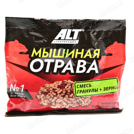 Мышиная отрава гранулы 200гр  х50/30