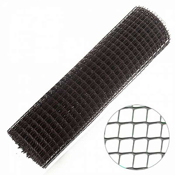 Садовая решетка 15*15 20м.(1*20) ЭКОНОМ коричневая