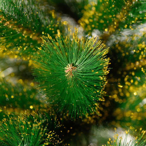 Елка HJ210-82 210см ЗОЛОТО 360веток мет.подст.