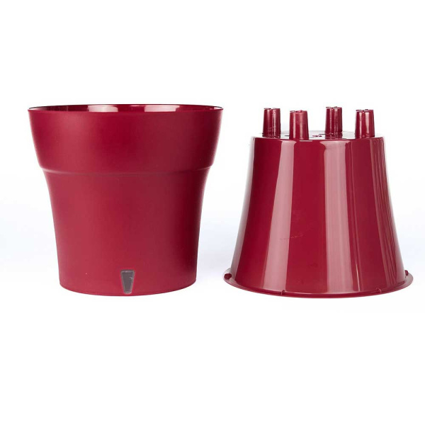 Горшок ДАЛИ СОФТ 3,5 л Винный х8 