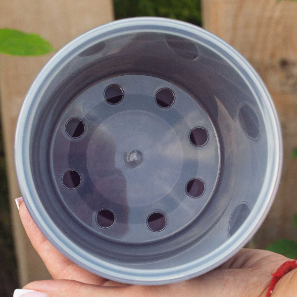 Кашпо Fleurs 1,3 л Пурпурный КШ-3680 х18 