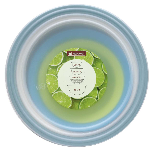 Набор дуршлаг д.260мм + 3 миски с крышкой