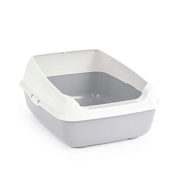 Лоток с высоким бортом серый БШ8578 х8