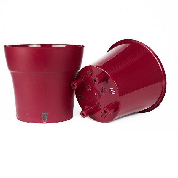 Горшок ДАЛИ СОФТ 2,1 л Винный х10 