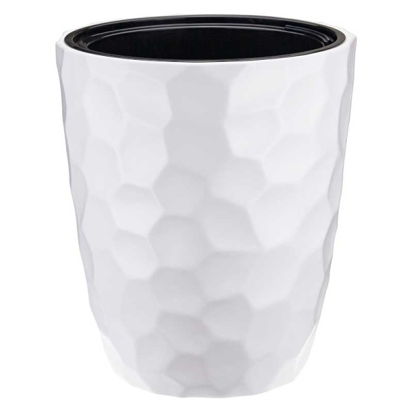 Кашпо Мозаика D340 H390 9/19,5л со вставкой бел М3409 х1 