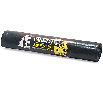 Мешки для мусора 240 л 10 шт Ромашка