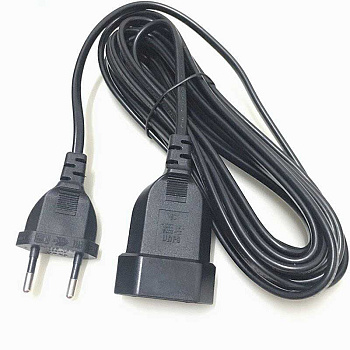 Соединительный провод для гирлянд 5м черный провод LLK-5(375)