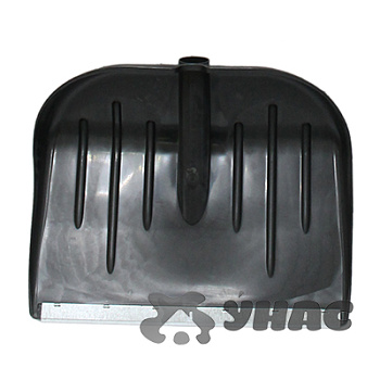 Лопата снег. пласт с пл. 460х370 Аляска d40 черная (10)