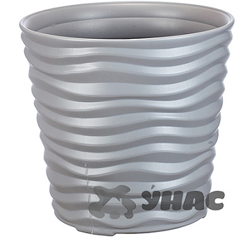 Кашпо ДЮНА 255*240 8,5л серый М3400 (5) 