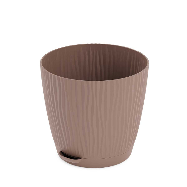 Горшок ФЛИС прикорневой полив 1,2 л какао БШ8438 х24 