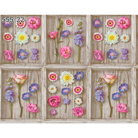 Скатерть Кармен 135х110 с бейкой Аппликация 555/22