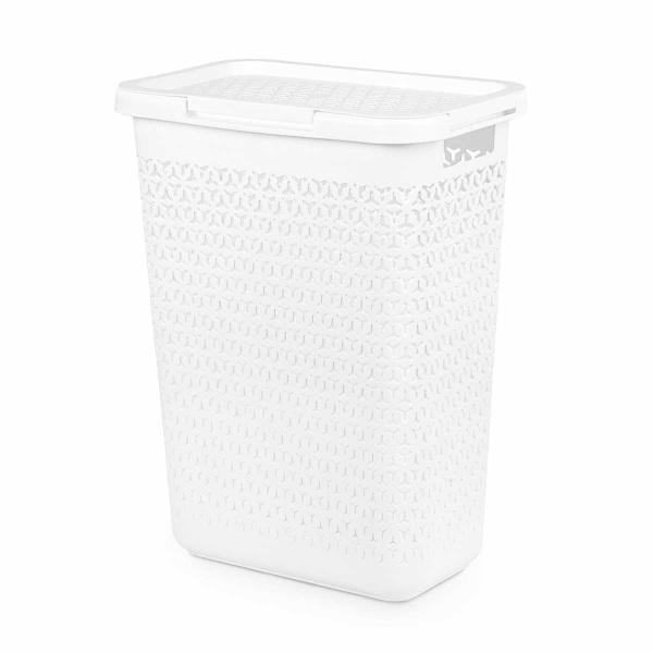 Корзина д/белья Элемент 30л белый БШ9083 х4