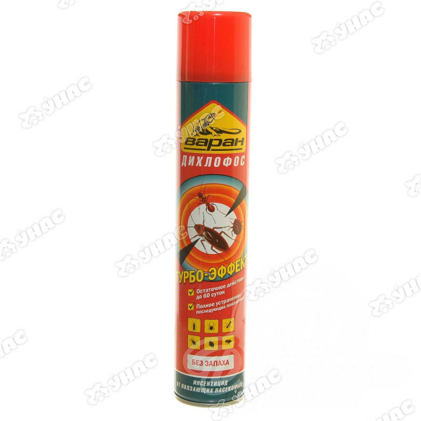 Дихлофос СИБИАР Варан 300мл Формула Турбо-Эффект от полз.  03.06.002.06   (532971) х12