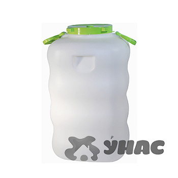 Бак 80 л с крышкой и ручками БЕЛЫЙ М6005