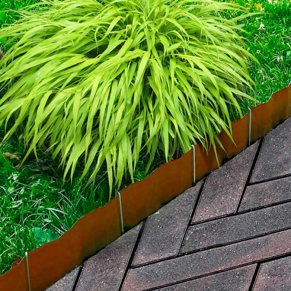 Скоба для крепления бордюрных лент длина 25 см (в упаковке 20шт)