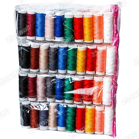 Нитки цветные набор10шт 1катушка-30м NA2221(12/600) 