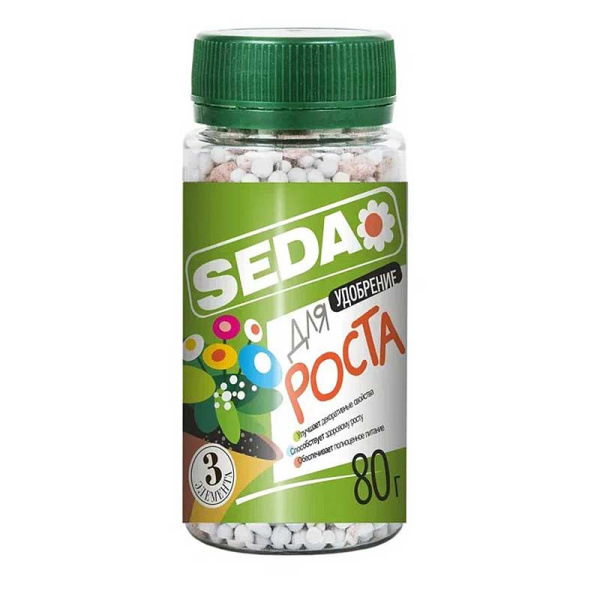 Удобрение Для роста SEDA 80 г (16шт/кор) 