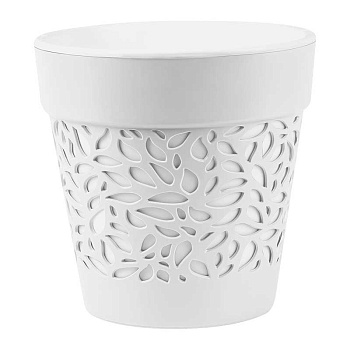 Кашпо Блоссом 3,5 л Белый/Белый КШ-0498 х12 