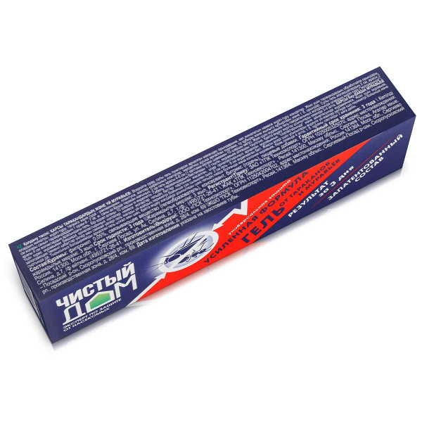 Чистый дом гель от тарак УСИЛИННЫЙ 50мл 02-167 х40