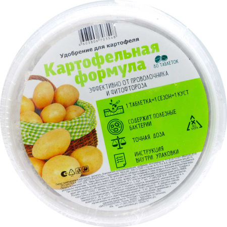 Картофельная формула  80 таблеток (Ведро) 