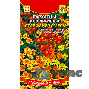 Бархатцы Старфайер смесь Плазма Ц 