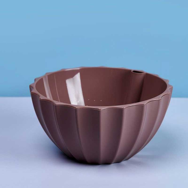 Кашпо "Ракушка" 3,4 л Мокко Пласт Авеню х8 