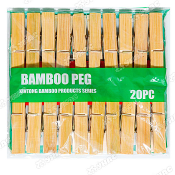 Прищепки дер. 20шт(7.2см) NA2145/2245 (150)