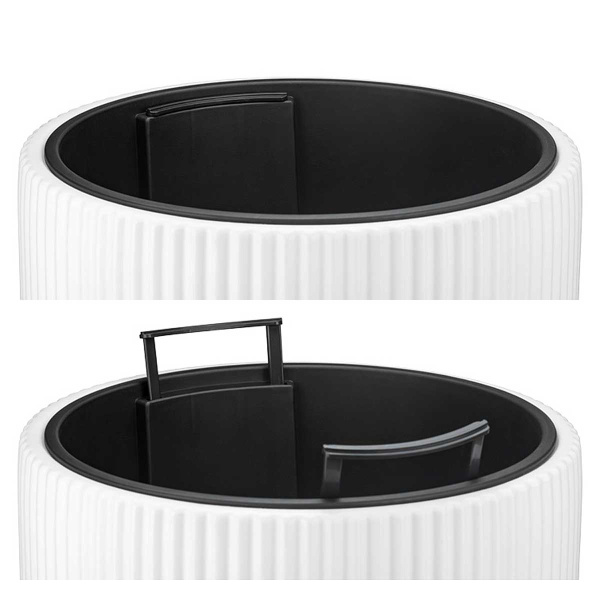 Кашпо СТРИП 40 л со вставкой Белый М3414 х1 